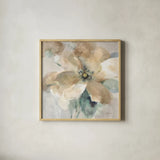 Sensation II by Danhui Nai. Shown in a natural wood glass frame for a timeless modern aesthetic. Available as an archival giclee rolled canvas, fine art paper, or poster print. SKU 83129a.