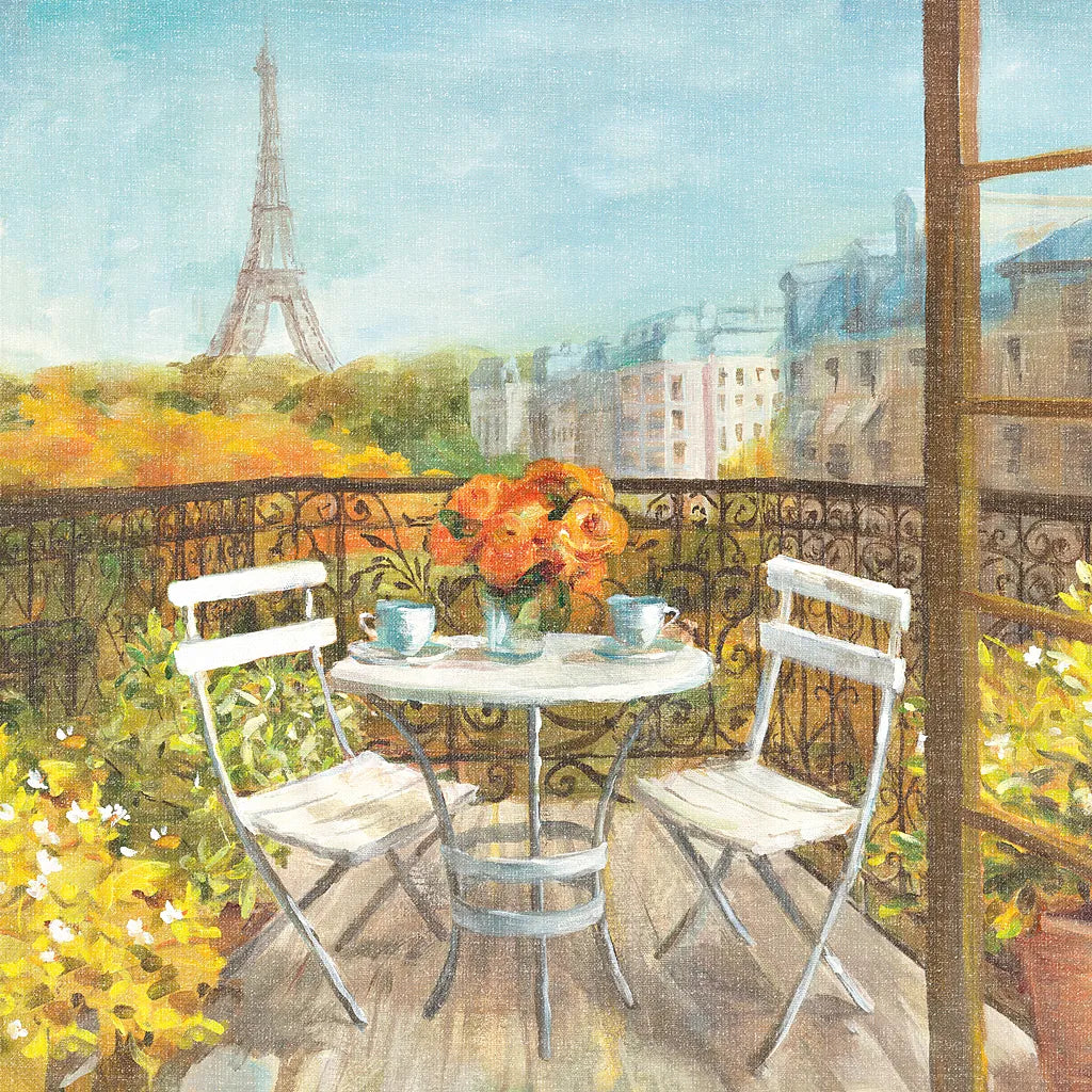 September in Paris Crop by Danhui Nai. SKU 12596a. Archival Giclee Fine art print for wall decor.