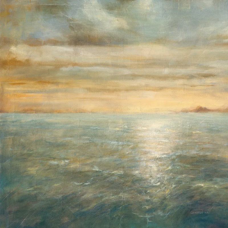 Serene Sea I by Danhui Nai. SKU 2564a. Archival Giclee Fine art print for wall decor.