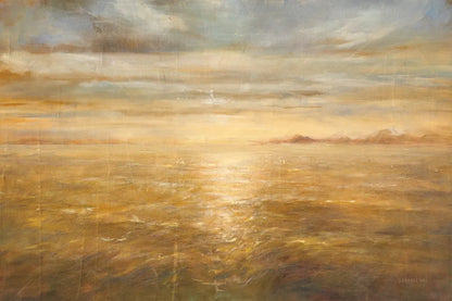 Serene Sea I Gold by Danhui Nai. SKU 93186i. Archival Giclee Fine art print for wall decor.