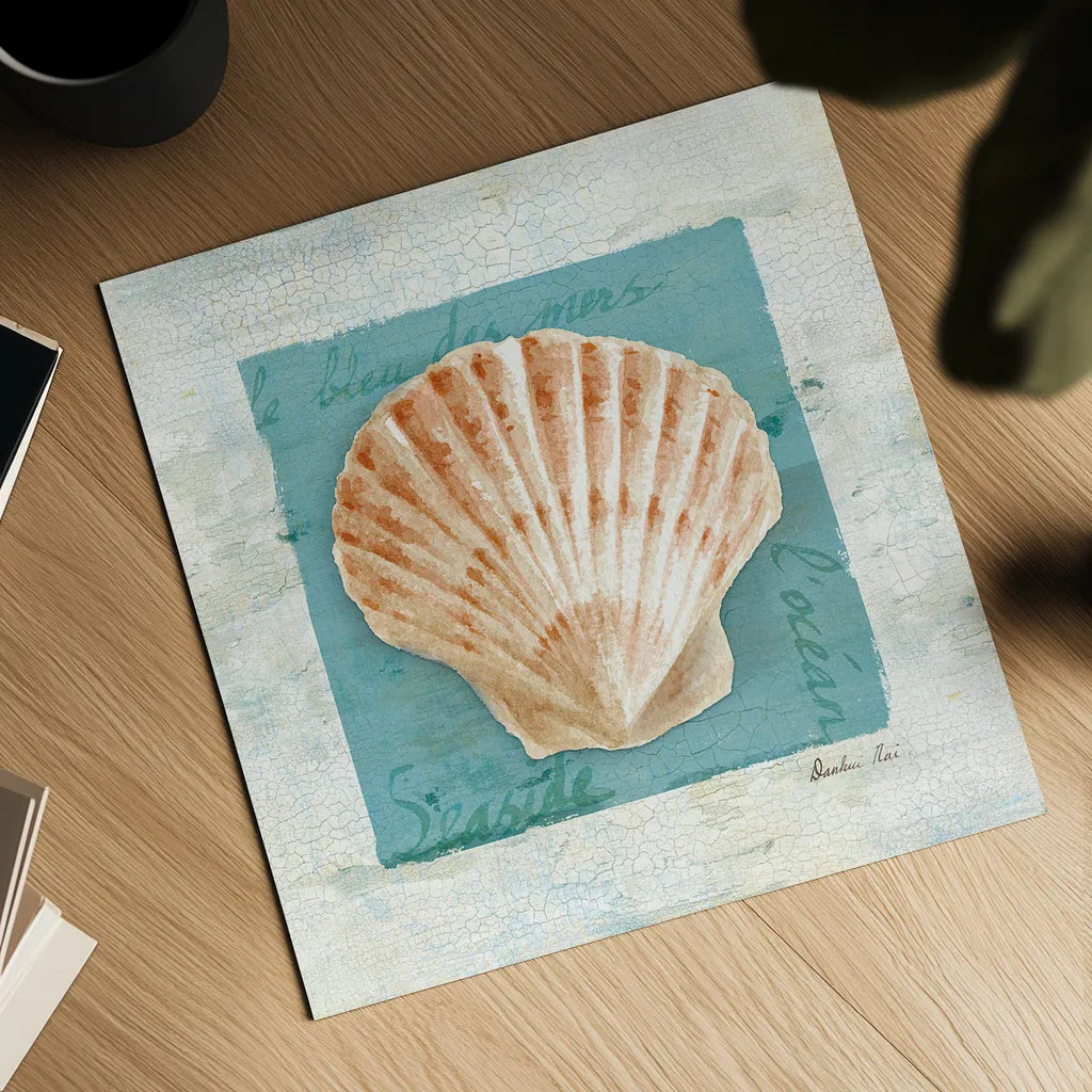 Shades of Blue I v2 by Danhui Nai. Shown as a detailed flat fine art print, highlighting archival giclee quality. Available as an archival giclee rolled canvas, fine art paper, or poster print. SKU 33912a.