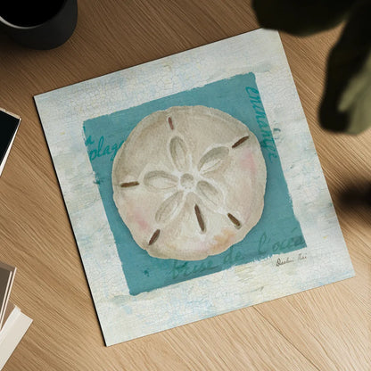 Shades of Blue III by Danhui Nai. Shown as a detailed flat fine art print, highlighting archival giclee quality. Available as an archival giclee rolled canvas, fine art paper, or poster print. SKU 4942a.