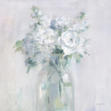 Shades of White Bouquet by Danhui Nai. SKU 83490a. Archival Giclee Fine art print for wall decor.