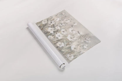 Shades of White Summer by Danhui Nai. shown as a rolled paper print. Available as archival giclee rolled canvas, fine art paper, or poster print. SKU 83491i.