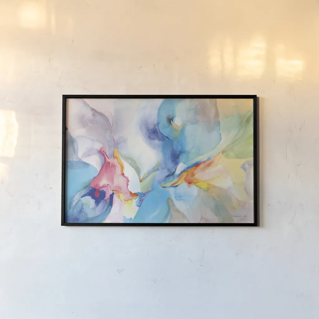 Shangri La Crop by Danhui Nai. shown as a paper print in a black flame. Available as a archival giclee rolled canvas, fine art paper, or poster print. SKU 64174i.