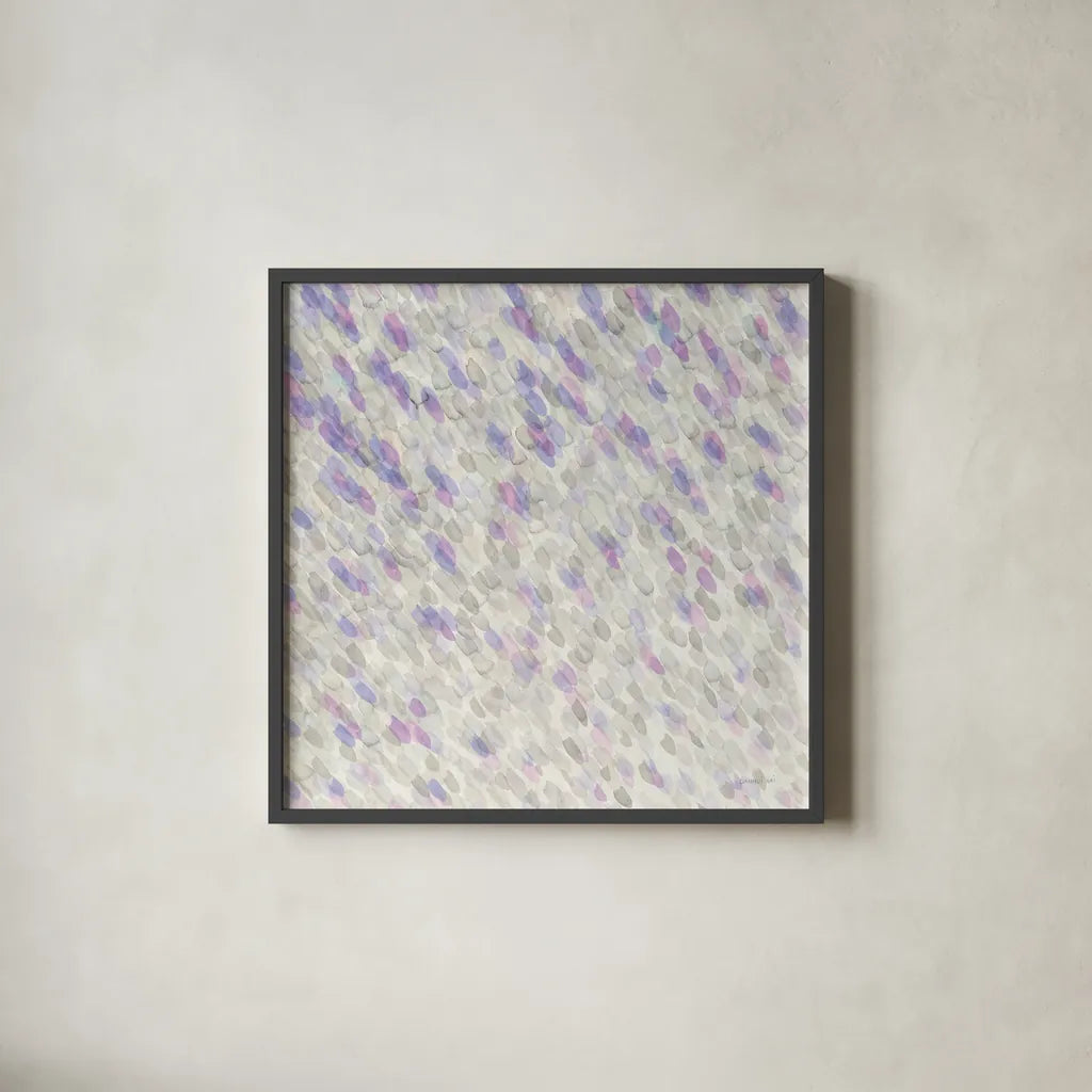 Shimmer by Danhui Nai. Shown in a sleek black glass frame for a contemporary gallery look. Available as an archival giclee rolled canvas, fine art paper, or poster print. SKU 42121a.