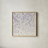 Shimmer by Danhui Nai. Shown in a natural wood glass frame for a timeless modern aesthetic. Available as an archival giclee rolled canvas, fine art paper, or poster print. SKU 42121a.