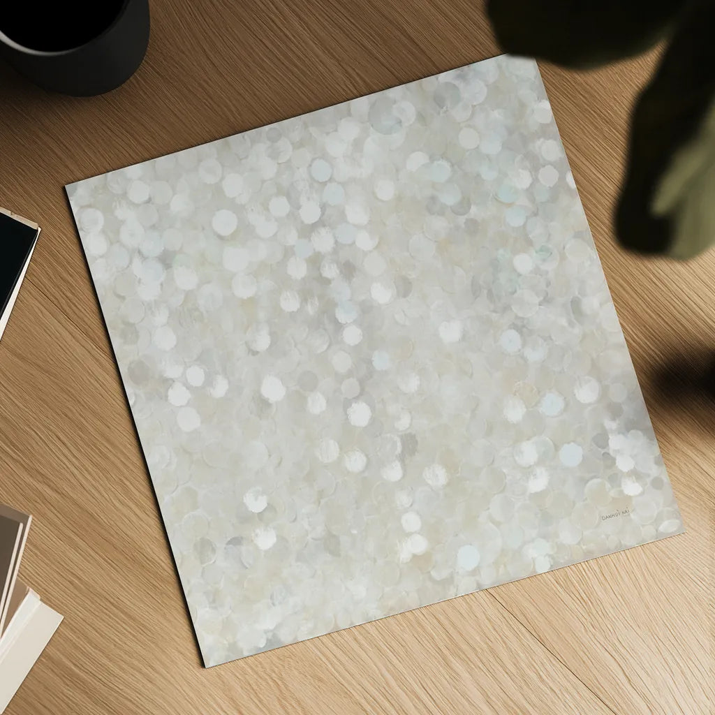 Shimmering Cascade by Danhui Nai. Shown as a detailed flat fine art print, highlighting archival giclee quality. Available as an archival giclee rolled canvas, fine art paper, or poster print. SKU 92679a.