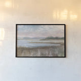 Silver Waters by Danhui Nai. shown as a paper print in a black flame. Available as a archival giclee rolled canvas, fine art paper, or poster print. SKU 70123i.