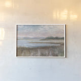 Silver Waters by Danhui Nai. shown as a paper print in a white frame. Available as a archival giclee rolled canvas, fine art paper, or poster print. SKU 70123i.