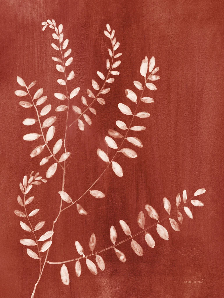 Simple Nature I Burgundy by Danhui Nai