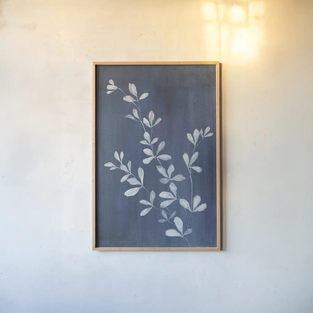 Simple Nature II Crop by Danhui Nai. shown as a paper print in a natural frame. Available as a archival giclee rolled canvas, fine art paper, or poster print. SKU 73193h.