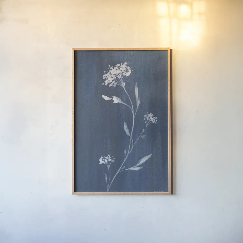 Simple Nature IV Crop by Danhui Nai. shown as a paper print in a natural frame. Available as a archival giclee rolled canvas, fine art paper, or poster print. SKU 73195h.