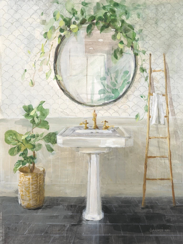 Simple Pleasures Bath II Crop by Danhui Nai