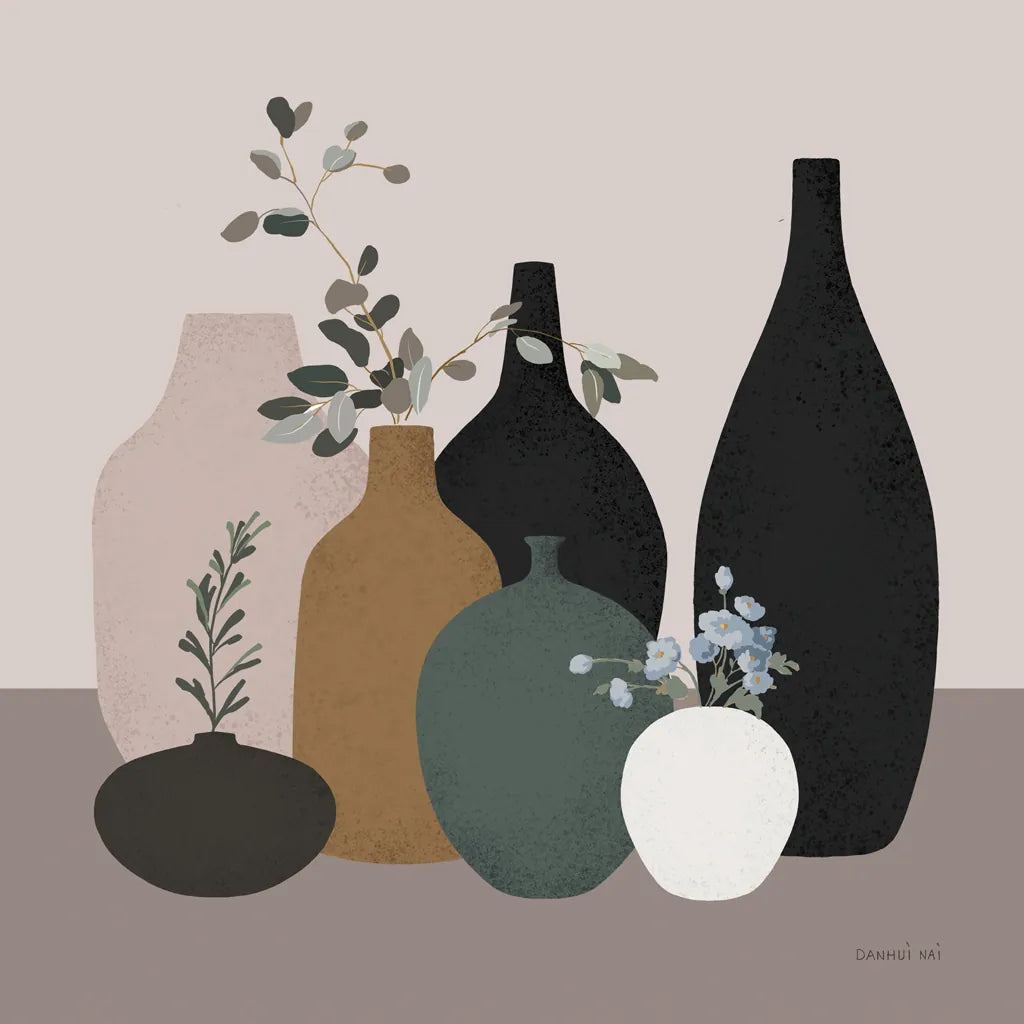 Simple Vessels II by Danhui Nai. SKU 86339a. Archival Giclee Fine art print for wall decor.