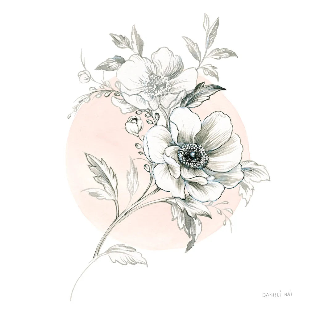 Sketchbook Garden I by Danhui Nai. SKU 41775a. Archival Giclee Fine art print for wall decor.