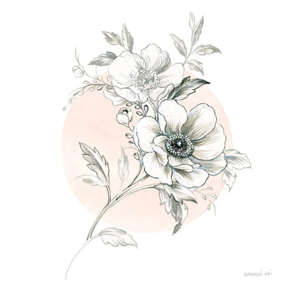 Sketchbook Garden I by Danhui Nai. SKU 41775a. Archival Giclee Fine art print for wall decor.
