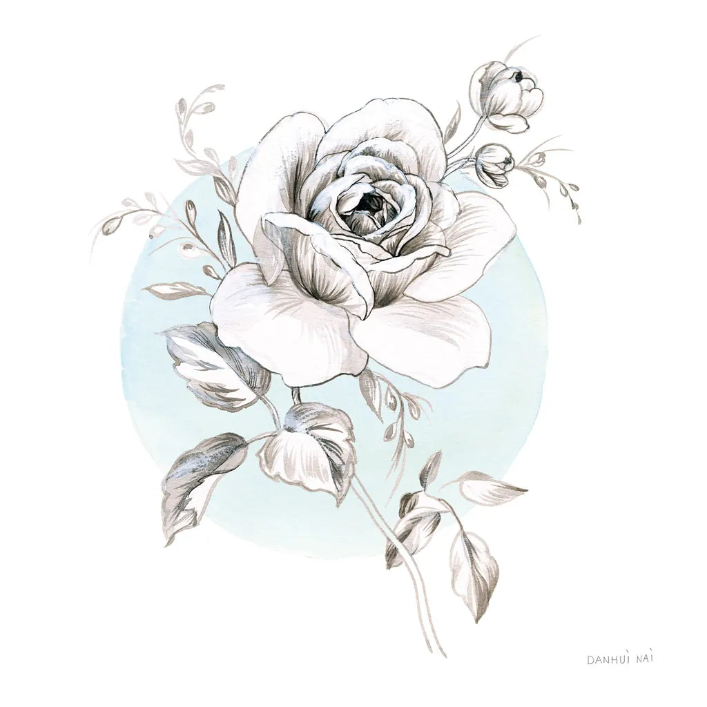 Sketchbook Garden III by Danhui Nai. SKU 41777a. Archival Giclee Fine art print for wall decor.