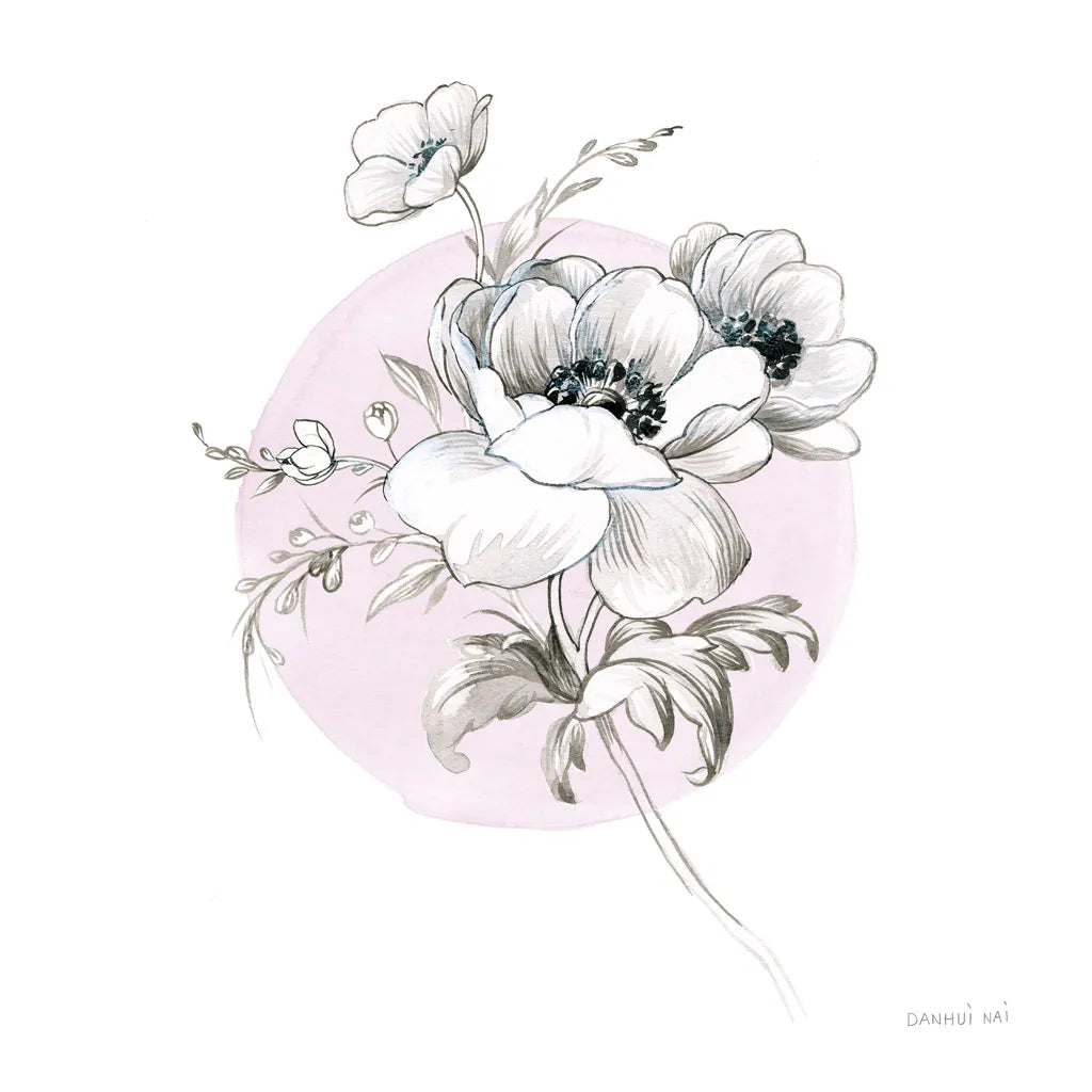 Sketchbook Garden IV by Danhui Nai. SKU 41778a. Archival Giclee Fine art print for wall decor.
