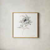 Sketchbook Garden VIII by Danhui Nai. Shown in a natural wood glass frame for a timeless modern aesthetic. Available as an archival giclee rolled canvas, fine art paper, or poster print. SKU 41782a.