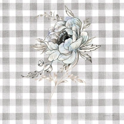 Sketchbook Garden VIII Checker by Danhui Nai. SKU 42440a. Archival Giclee Fine art print for wall decor.