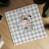 Sketchbook Garden X Checker by Danhui Nai. Shown as a detailed flat fine art print, highlighting archival giclee quality. Available as an archival giclee rolled canvas, fine art paper, or poster print. SKU 42442a.