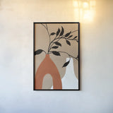 Slender Stems I Crop by Danhui Nai. shown as a paper print in a black flame. Available as a archival giclee rolled canvas, fine art paper, or poster print. SKU 79290h.