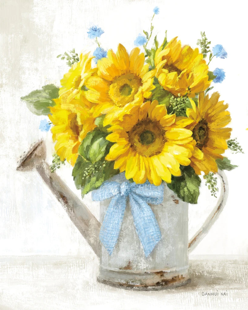 Soft Farmhouse Flowers II by Danhui Nai