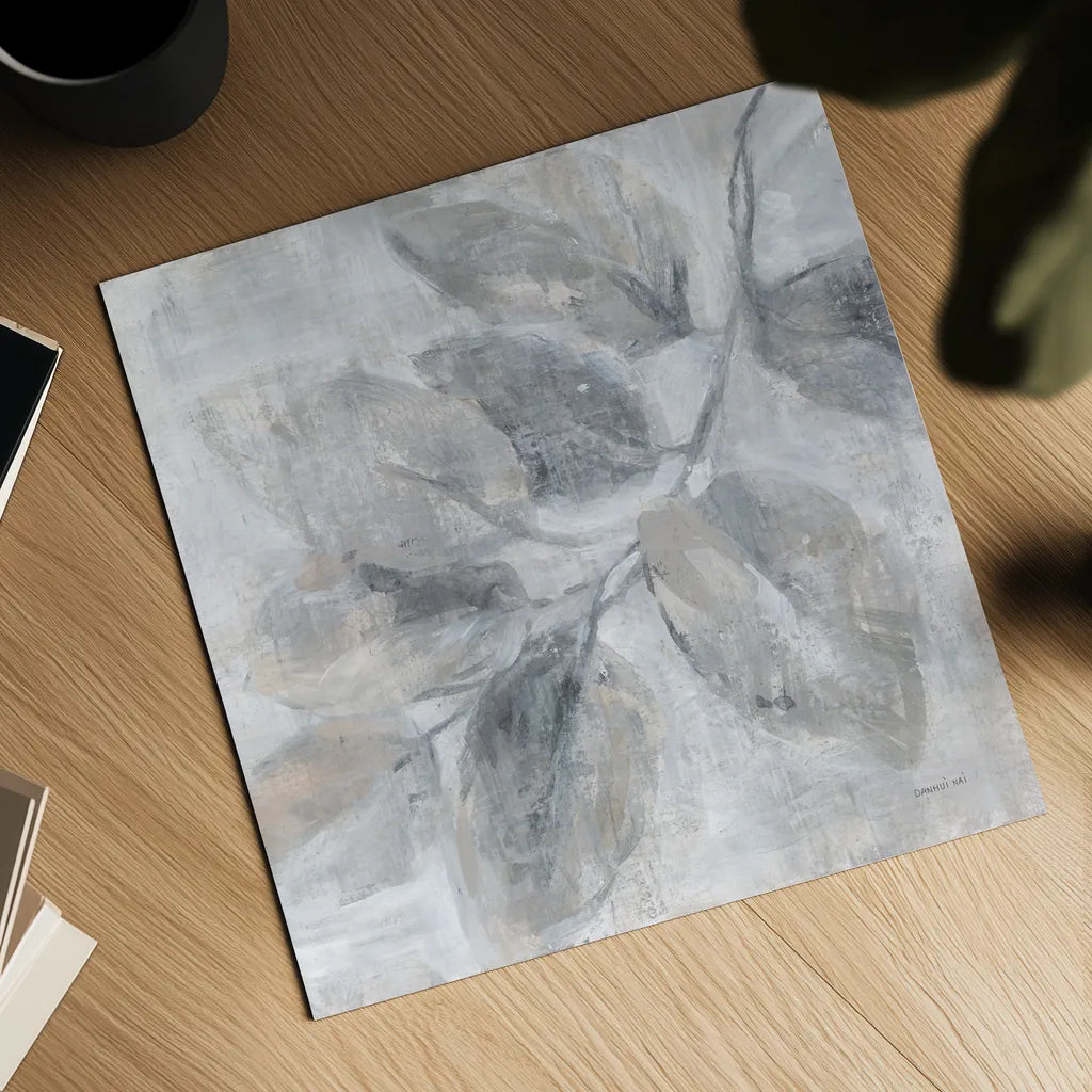 Soft Leaves II by Danhui Nai. Shown as a detailed flat fine art print, highlighting archival giclee quality. Available as an archival giclee rolled canvas, fine art paper, or poster print. SKU 84439a.