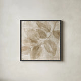 Soft Leaves II Verdant by Danhui Nai. Shown in a sleek black glass frame for a contemporary gallery look. Available as an archival giclee rolled canvas, fine art paper, or poster print. SKU 85293a.