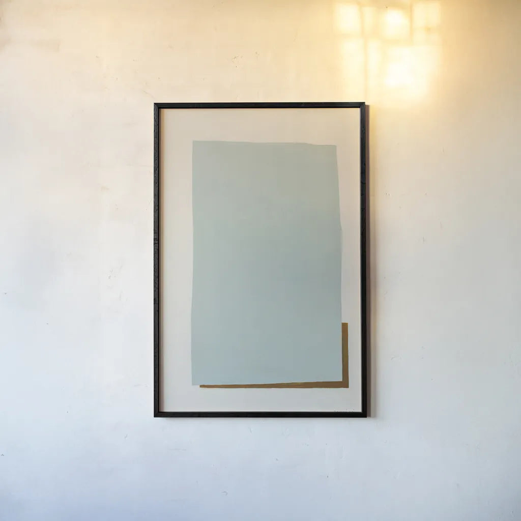 Solitaire by Danhui Nai. shown as a paper print in a black flame. Available as a archival giclee rolled canvas, fine art paper, or poster print. SKU 85832h.