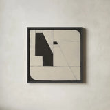 Someday Soon Tan by Danhui Nai. Shown in a sleek black glass frame for a contemporary gallery look. Available as an archival giclee rolled canvas, fine art paper, or poster print. SKU 86781a.