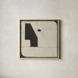 Someday Soon Tan by Danhui Nai. Shown in a natural wood glass frame for a timeless modern aesthetic. Available as an archival giclee rolled canvas, fine art paper, or poster print. SKU 86781a.