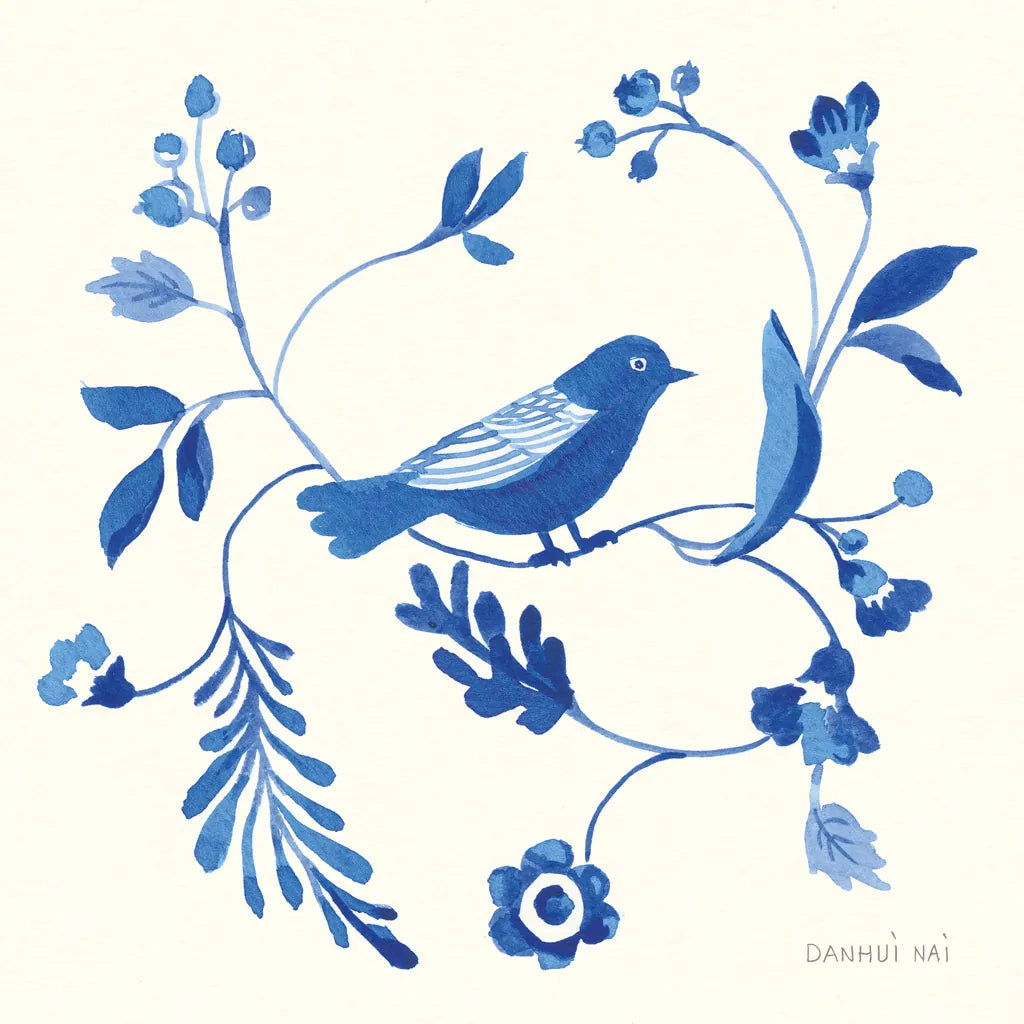 Songbird Celebration II by Danhui Nai. SKU 63410a. Archival Giclee Fine art print for wall decor.