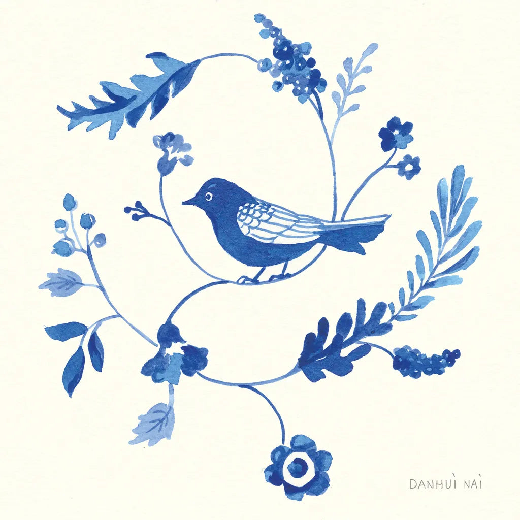 Songbird Celebration III by Danhui Nai. SKU 63411a. Archival Giclee Fine art print for wall decor.