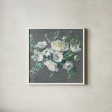 Special Day Crop by Danhui Nai. Shown in a crisp white glass frame for a clean and minimalist style. Available as an archival giclee rolled canvas, fine art paper, or poster print. SKU 48992a.