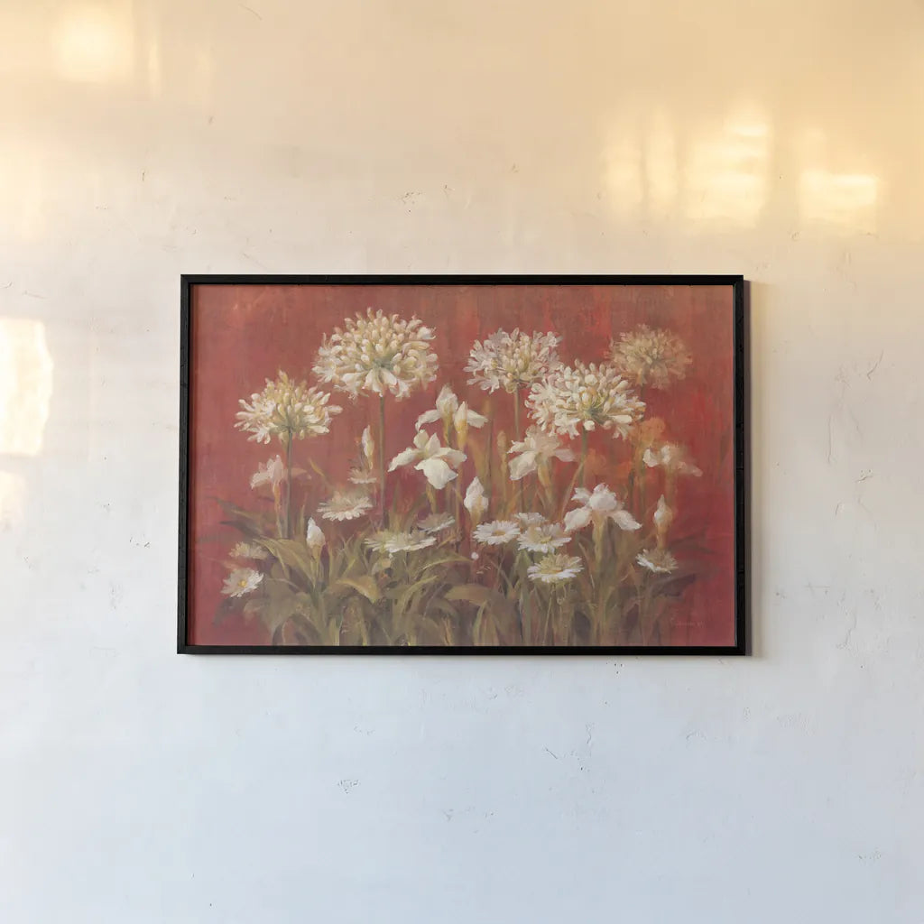 Spring Blossoms by Danhui Nai. shown as a paper print in a black flame. Available as a archival giclee rolled canvas, fine art paper, or poster print. SKU 68135i.