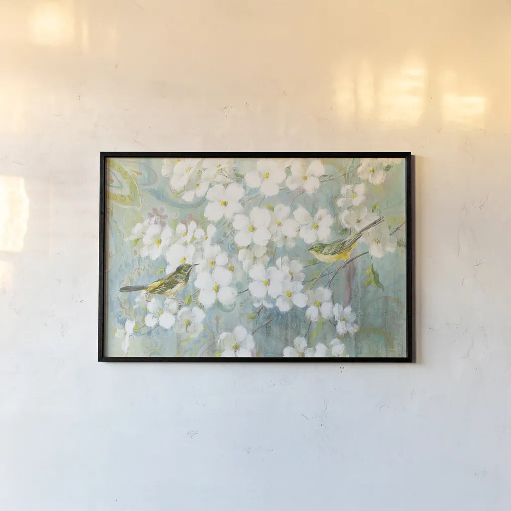 Spring Dream II by Danhui Nai. shown as a paper print in a black flame. Available as a archival giclee rolled canvas, fine art paper, or poster print. SKU 24926i.