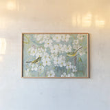 Spring Dream II by Danhui Nai. shown as a paper print in a natural frame. Available as a archival giclee rolled canvas, fine art paper, or poster print. SKU 24926i.