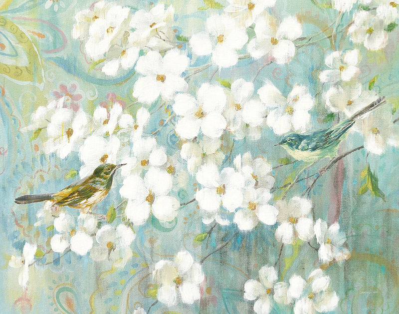 Spring Dream II Teal Bird by Danhui Nai