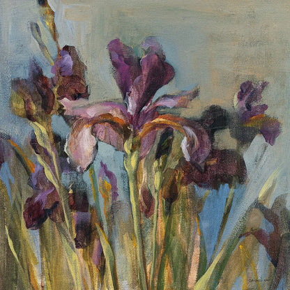 Spring Iris I by Danhui Nai. SKU 29774a. Archival Giclee Fine art print for wall decor.