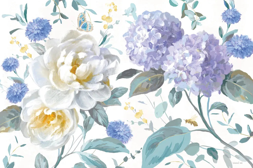 Spring Morning Blooms II by Danhui Nai. SKU 85085i. Archival Giclee Fine art print for wall decor.