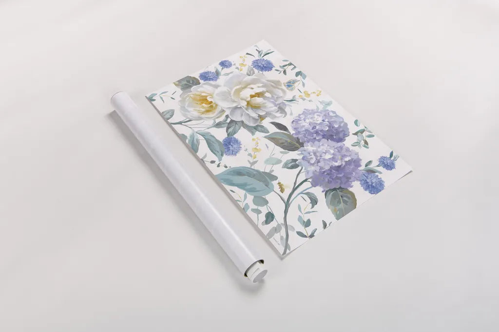 Spring Morning Blooms II by Danhui Nai. shown as a rolled paper print. Available as archival giclee rolled canvas, fine art paper, or poster print. SKU 85085i.