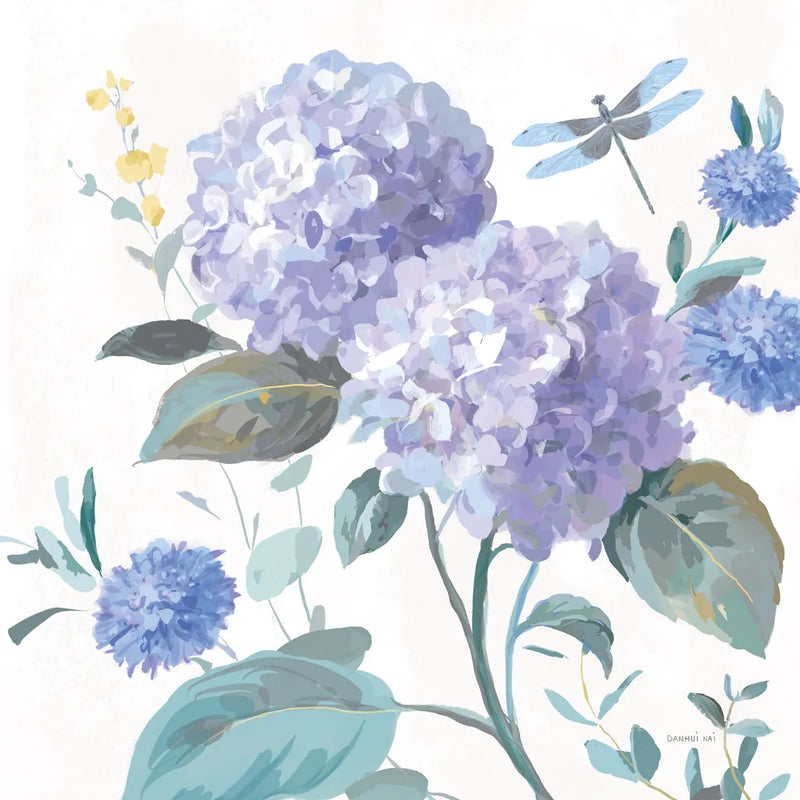 Spring Morning Blooms IV by Danhui Nai. SKU 85087a. Archival Giclee Fine art print for wall decor.