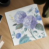 Spring Morning Blooms IV by Danhui Nai. Shown as a detailed flat fine art print, highlighting archival giclee quality. Available as an archival giclee rolled canvas, fine art paper, or poster print. SKU 85087a.