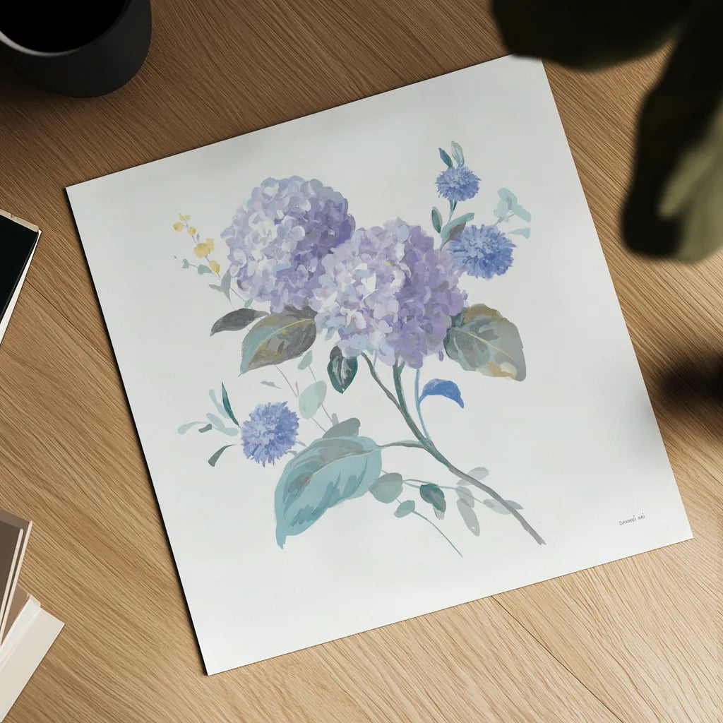 Spring Morning I by Danhui Nai. Shown as a detailed flat fine art print, highlighting archival giclee quality. Available as an archival giclee rolled canvas, fine art paper, or poster print. SKU 81363a.