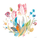 Spring Tulips II by Danhui Nai. SKU 71663a. Archival Giclee Fine art print for wall decor.
