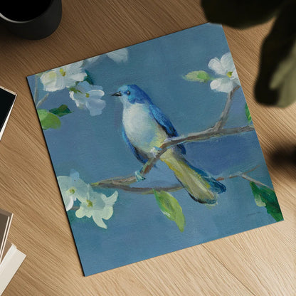 Spring in the Neighborhood III by Danhui Nai. Shown as a detailed flat fine art print, highlighting archival giclee quality. Available as an archival giclee rolled canvas, fine art paper, or poster print. SKU 54803a.