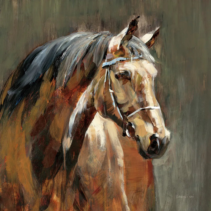Stable at Dusk by Danhui Nai. SKU 98041a. Archival Giclee Fine art print for wall decor.