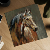 Stable at Dusk by Danhui Nai. Shown as a detailed flat fine art print, highlighting archival giclee quality. Available as an archival giclee rolled canvas, fine art paper, or poster print. SKU 98041a.